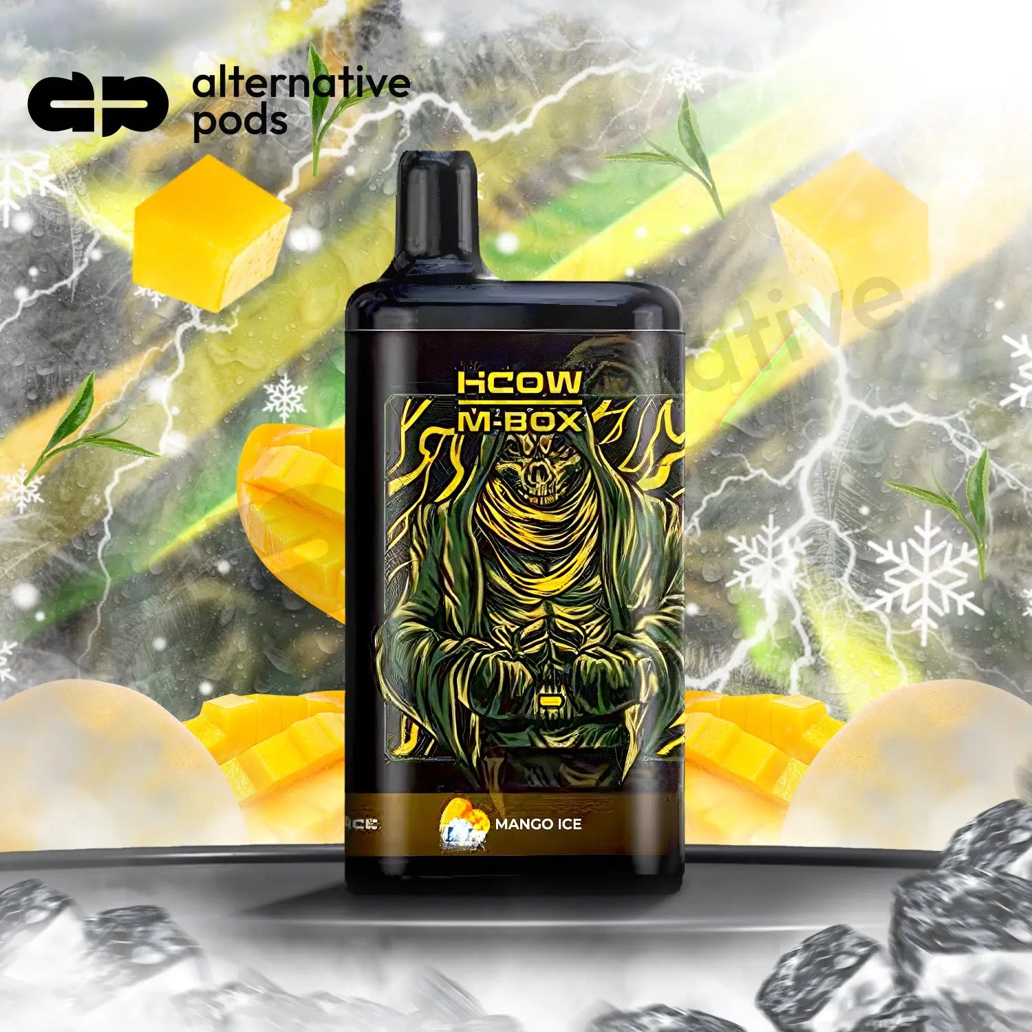 HCOW M-Box 6000 Puffs Disposable Vape - Mango Ice 