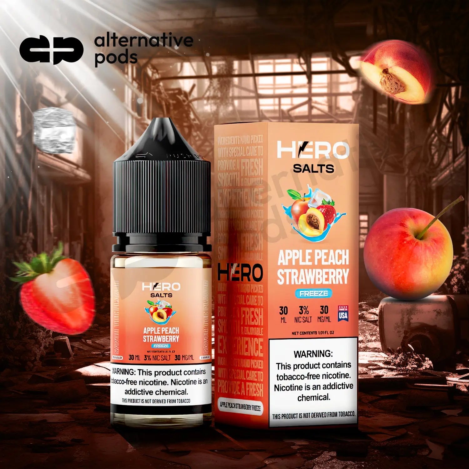 Hero Salts Synthetic Nicotine Salt E-Liquid 30ML - Alternative pods | Online Vape & Smoke Shop