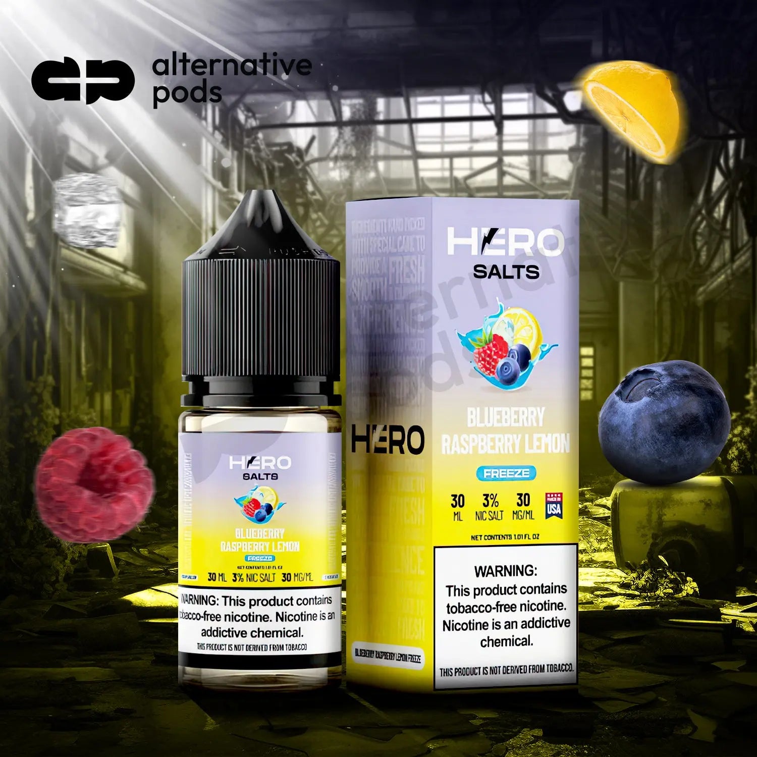 Hero Salts Synthetic Nicotine Salt E-Liquid 30ML - Alternative pods | Online Vape & Smoke Shop