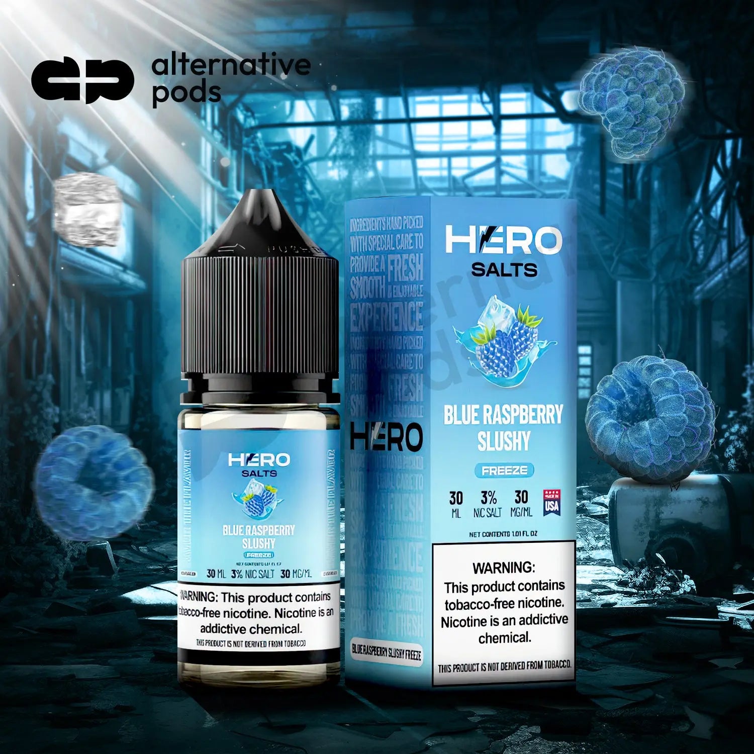 Hero Salts Synthetic Nicotine Salt E-Liquid 30ML - Alternative pods | Online Vape & Smoke Shop