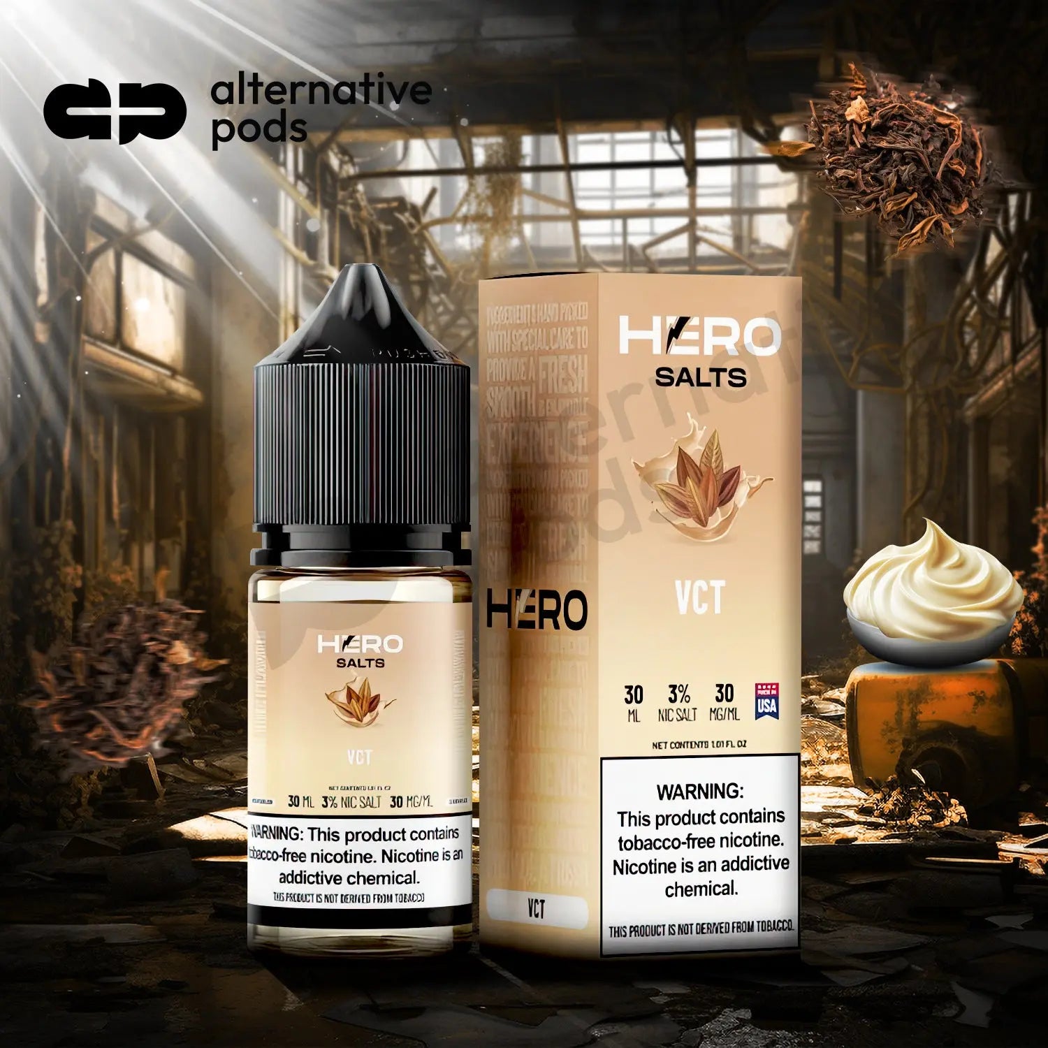 Hero Salts Synthetic Nicotine Salt E-Liquid 30ML - Alternative pods | Online Vape & Smoke Shop