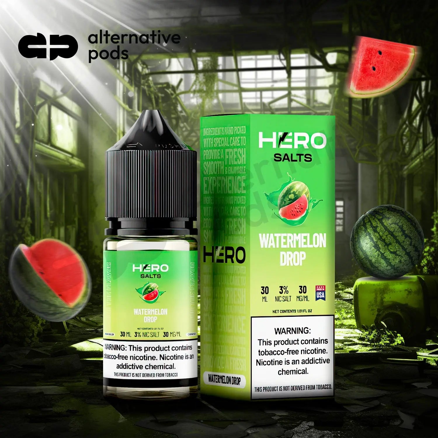 Hero Salts Synthetic Nicotine Salt E-Liquid 30ML - Alternative pods | Online Vape & Smoke Shop