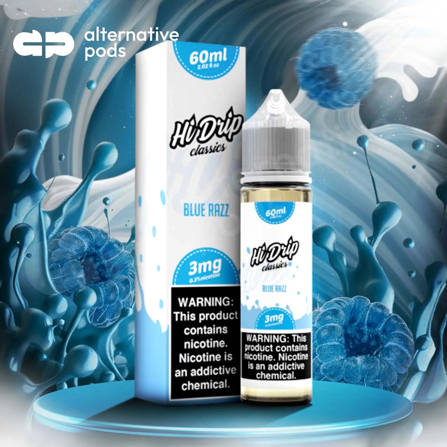 Hi-Drip Classics E-Liquid 60ML - Blue Razz 