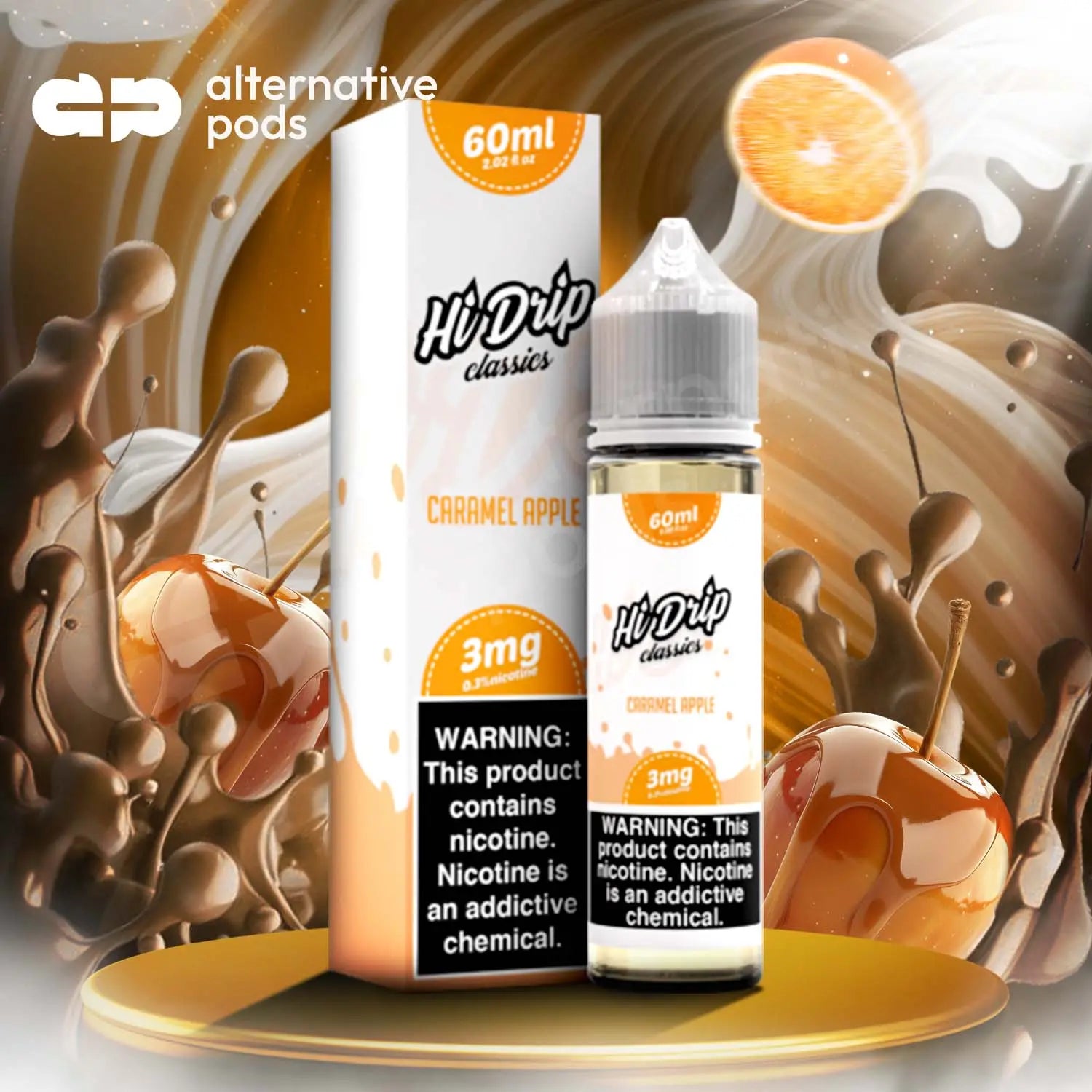 Hi-Drip Classics E-Liquid 60ML - Caramel Apple 