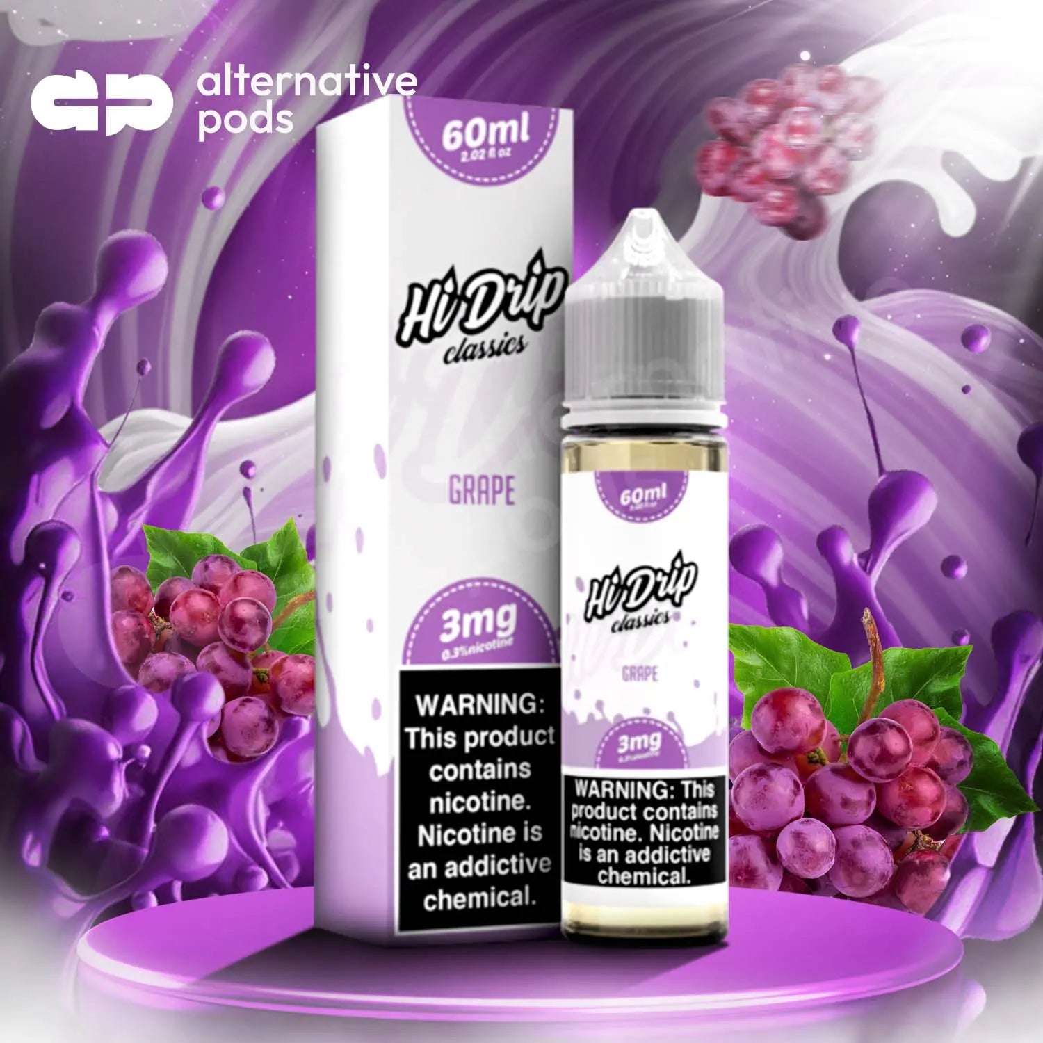 Hi-Drip Classics E-Liquid 60ML - Grape 