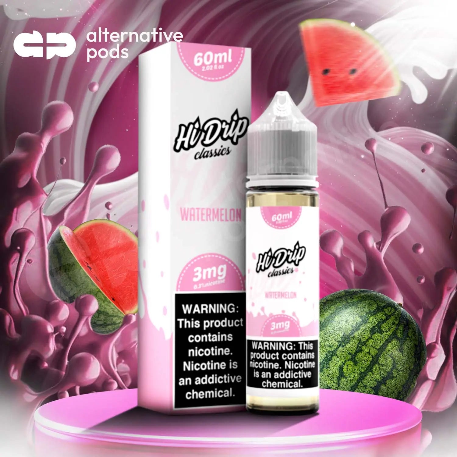 Hi-Drip Classics E-Liquid 60ML - Watermelon 