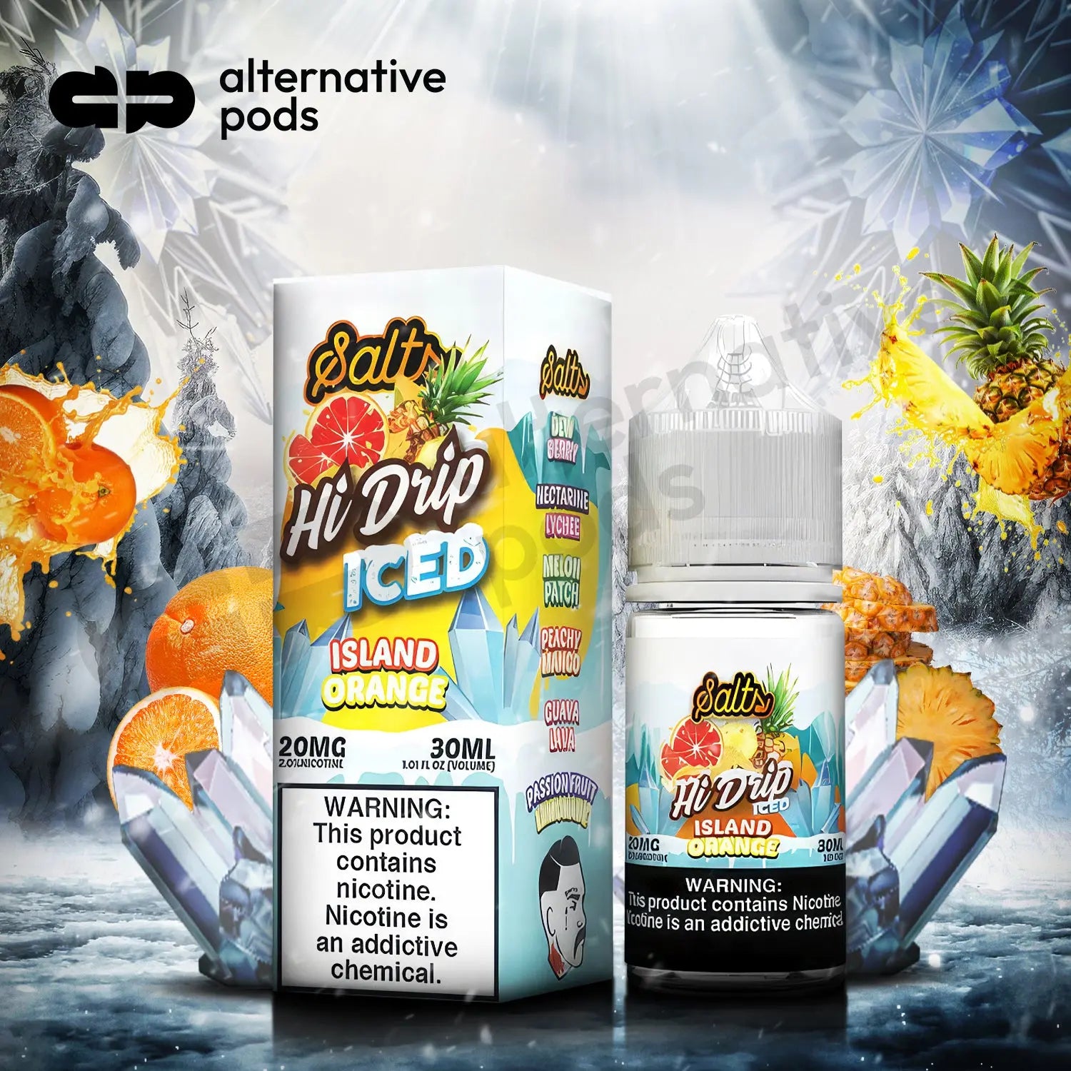 Hi-Drip Salts Nicotine Salt E-Liquid 30ML - Alternative pods | Online Vape & Smoke Shop