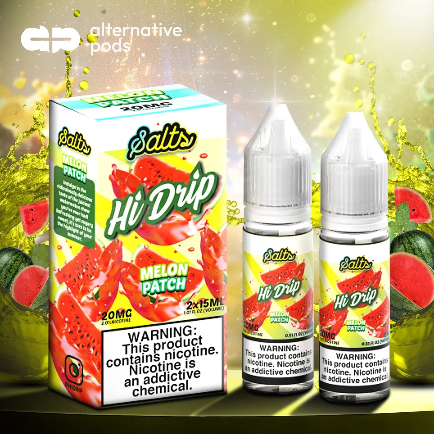 Hi-Drip Salts Nicotine Salt E-Liquid 30ML (2 x 15ML) - Alternative pods | Online Vape & Smoke Shop