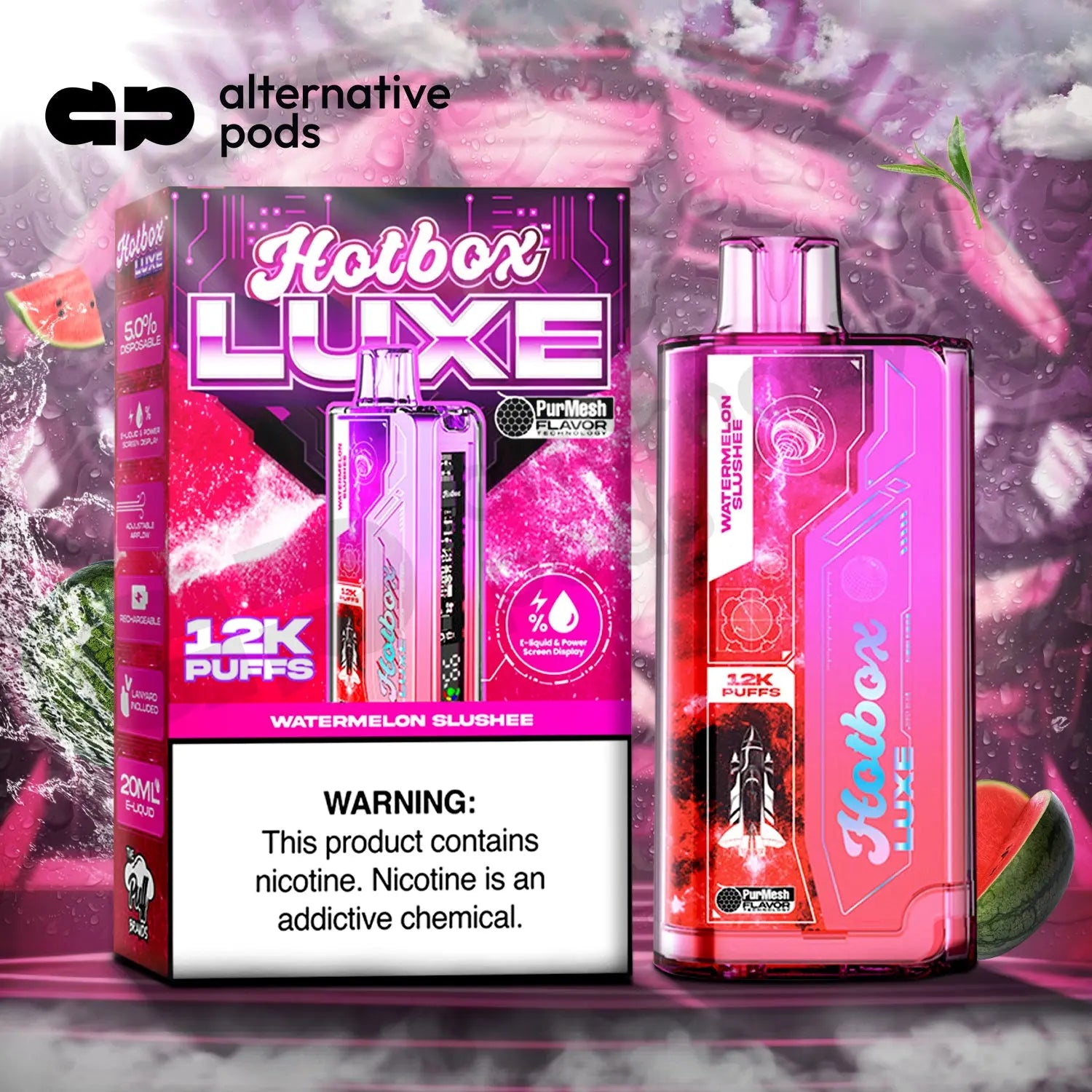 Hotbox LUXE 12K Disposable - Alternative pods | Online Vape & Smoke Shop