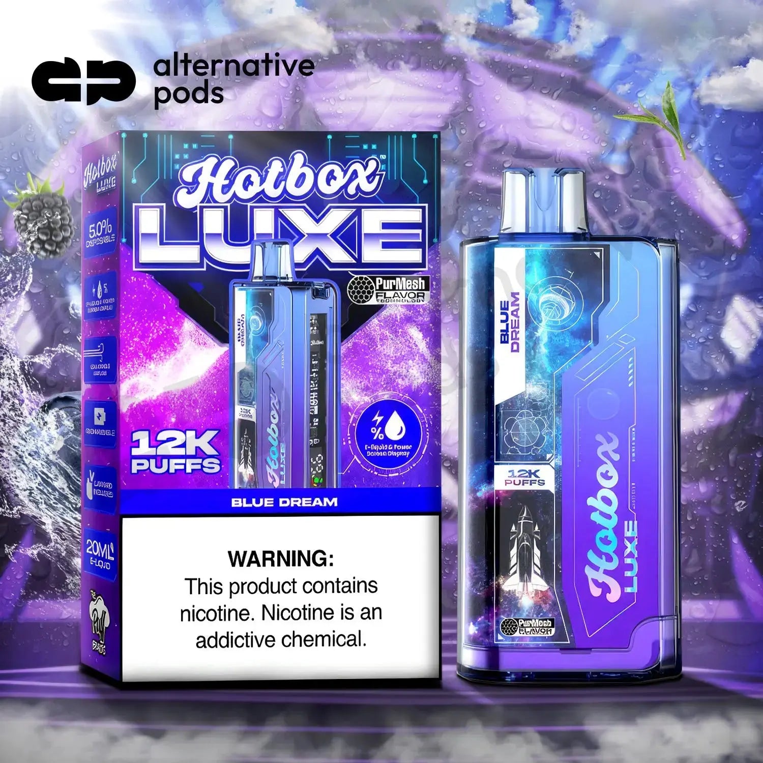 Hotbox LUXE 12K Disposable - Alternative pods | Online Vape & Smoke Shop