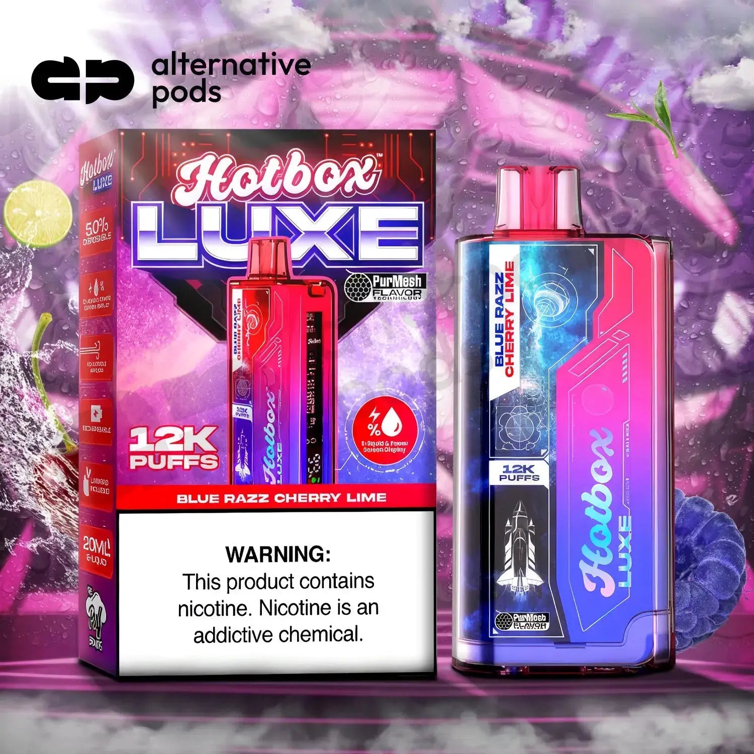 Hotbox LUXE 12K Disposable - Alternative pods | Online Vape & Smoke Shop