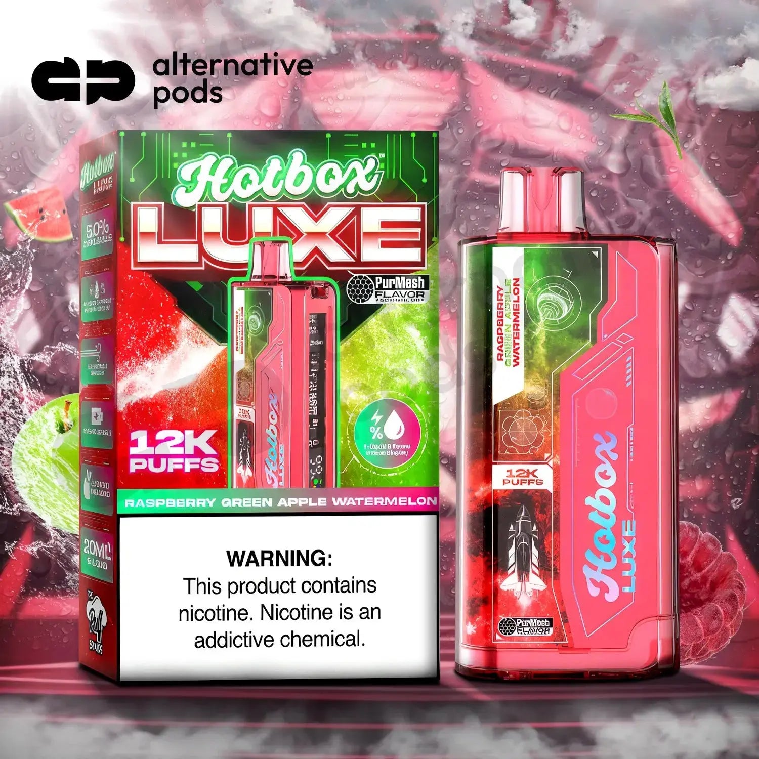 Hotbox LUXE 12K Disposable - Alternative pods | Online Vape & Smoke Shop