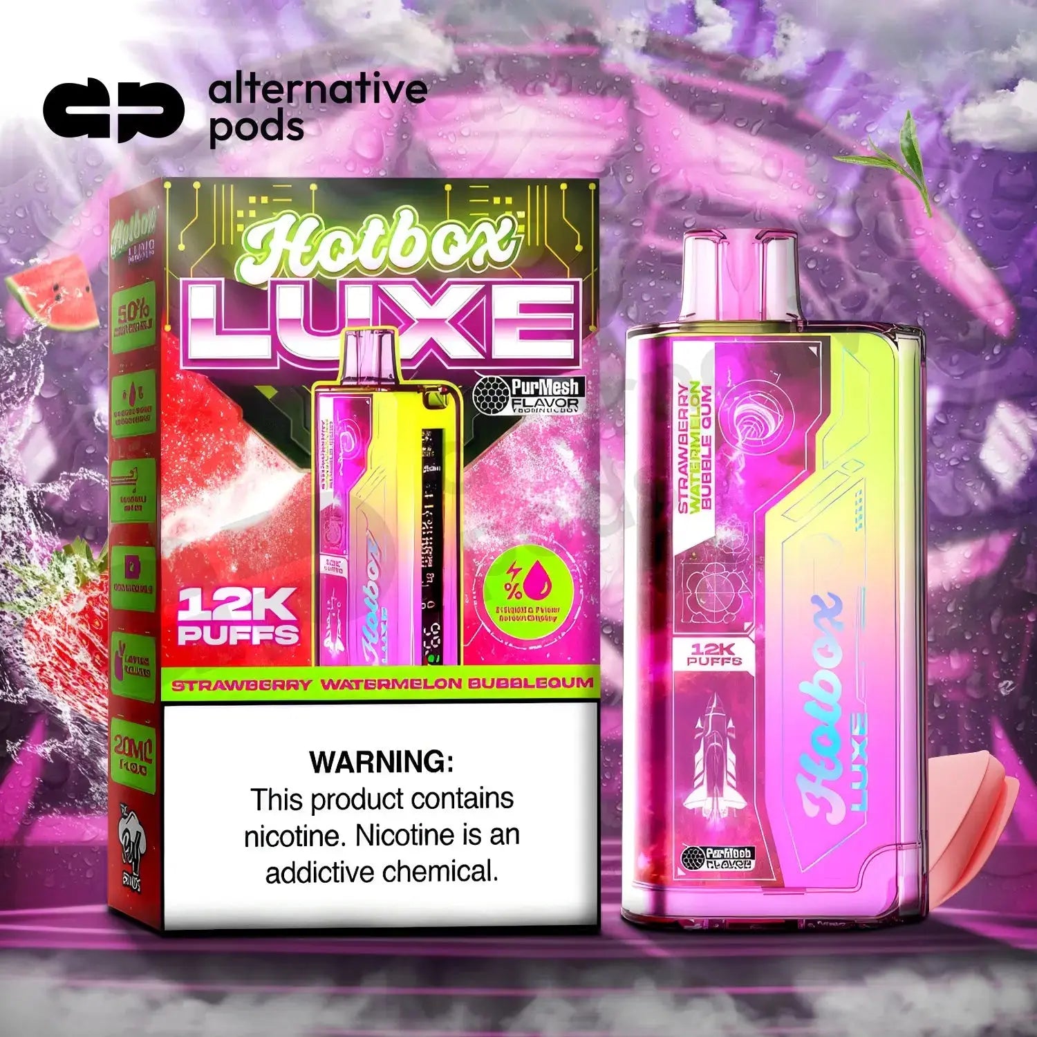 Hotbox LUXE 12K Disposable - Alternative pods | Online Vape & Smoke Shop