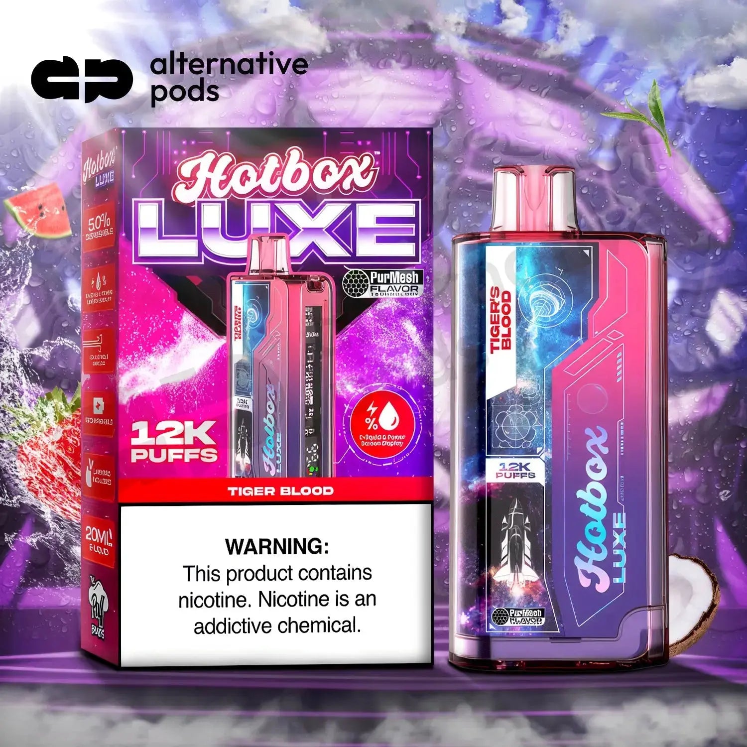 Hotbox LUXE 12K Disposable - Alternative pods | Online Vape & Smoke Shop