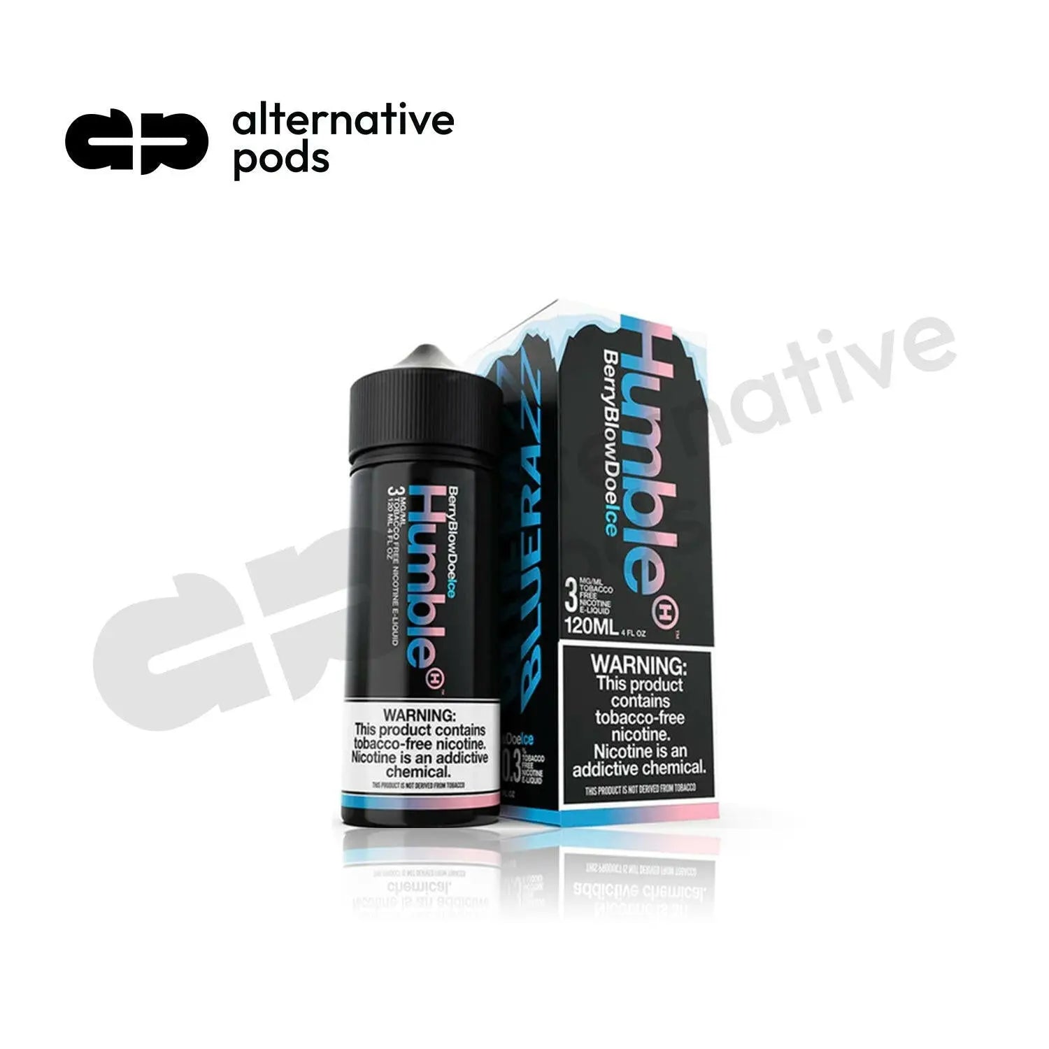 Humble Juice Co. ICE Synthetic Nicotine E-Liquid 120ML - Alternative pods | Online Vape & Smoke Shop