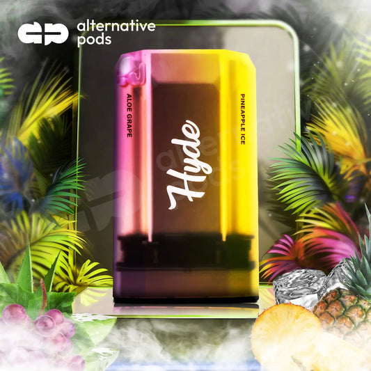 Hyde Duo RECHARGE Disposable Vape - Pineapple Ice Aloe Grape