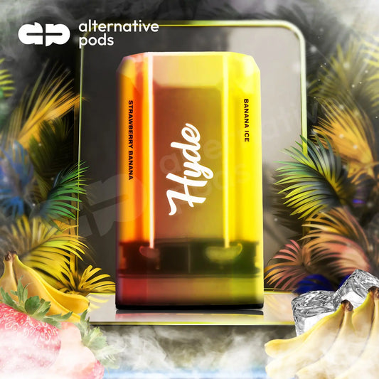 Hyde Duo RECHARGE Disposable Vape - Banana Ice Strawberry Banana