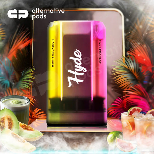 Hyde Duo RECHARGE Disposable Vape - Honeydew Punch Pink Lemonade