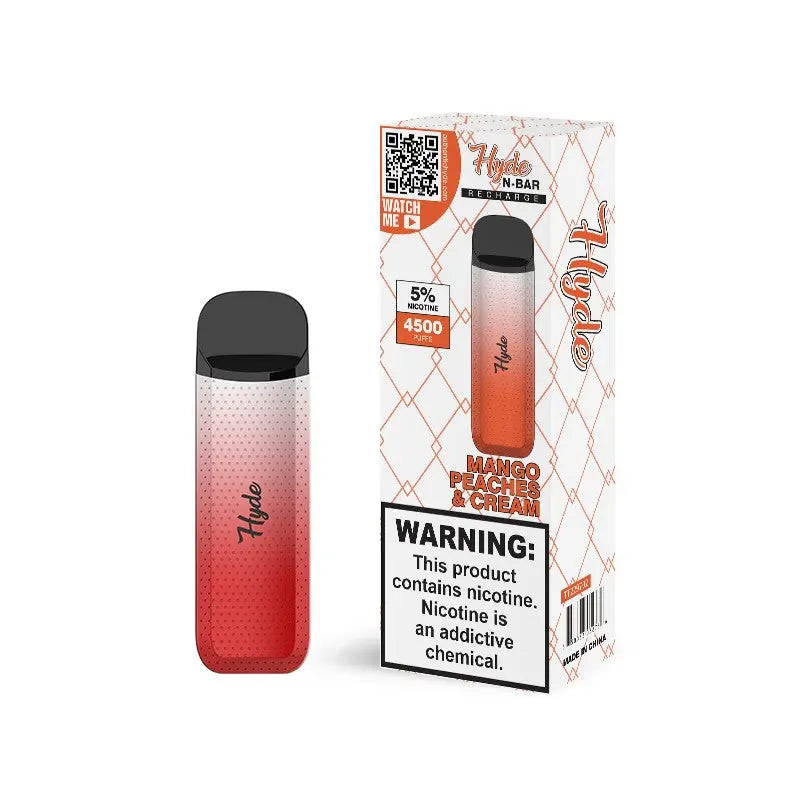 Hyde N-Bar Recharge Vape - Mango Peaches & Cream 
