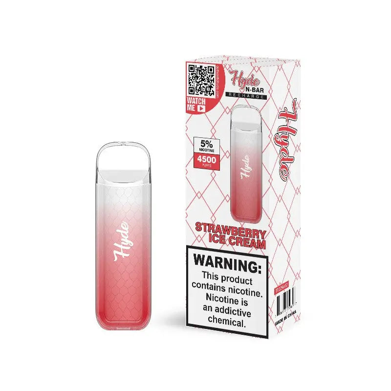 Hyde N-Bar Recharge Vape - Strawberry Ice Cream 
