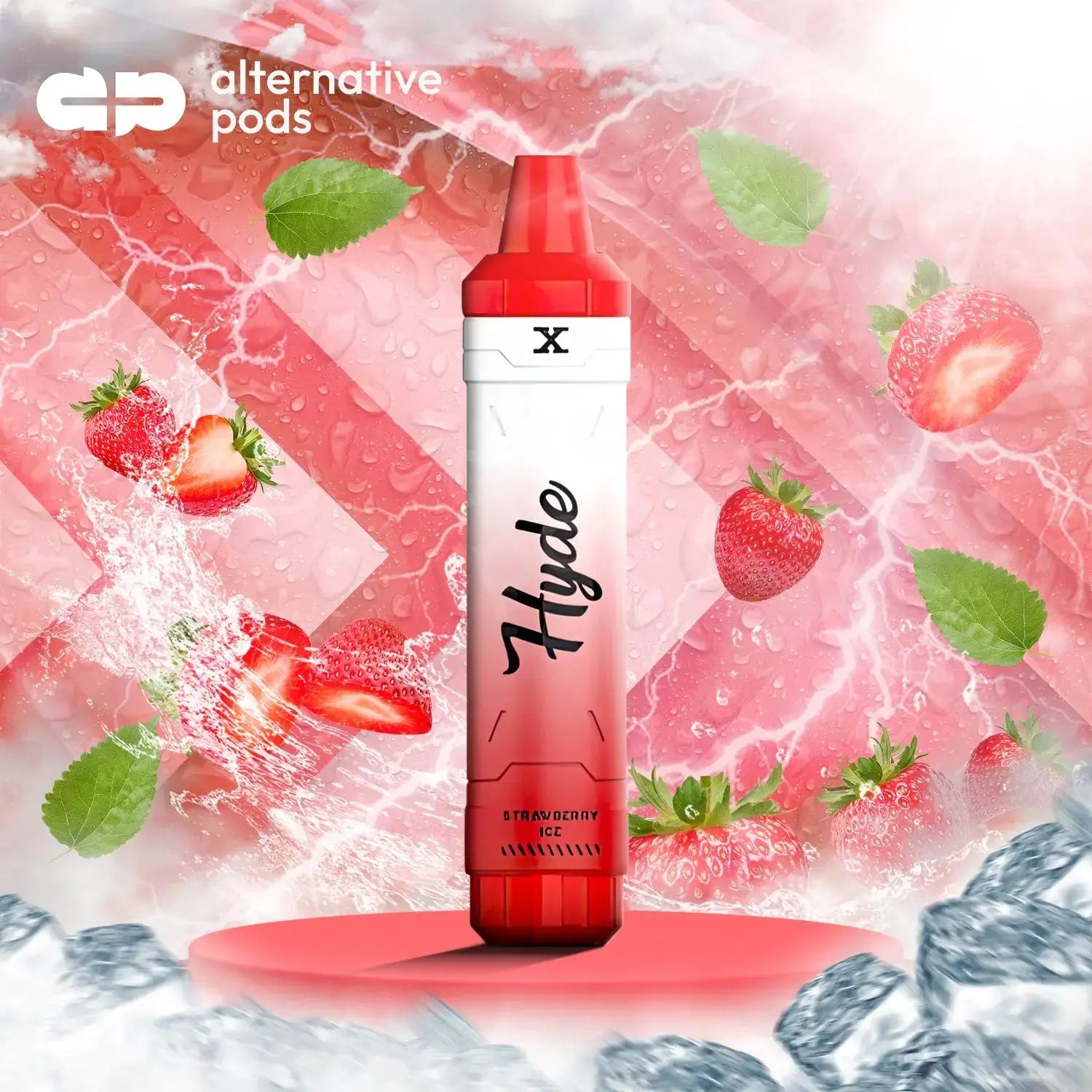 Hyde X 3000 Puffs Disposable Vape - Strawberry Ice 