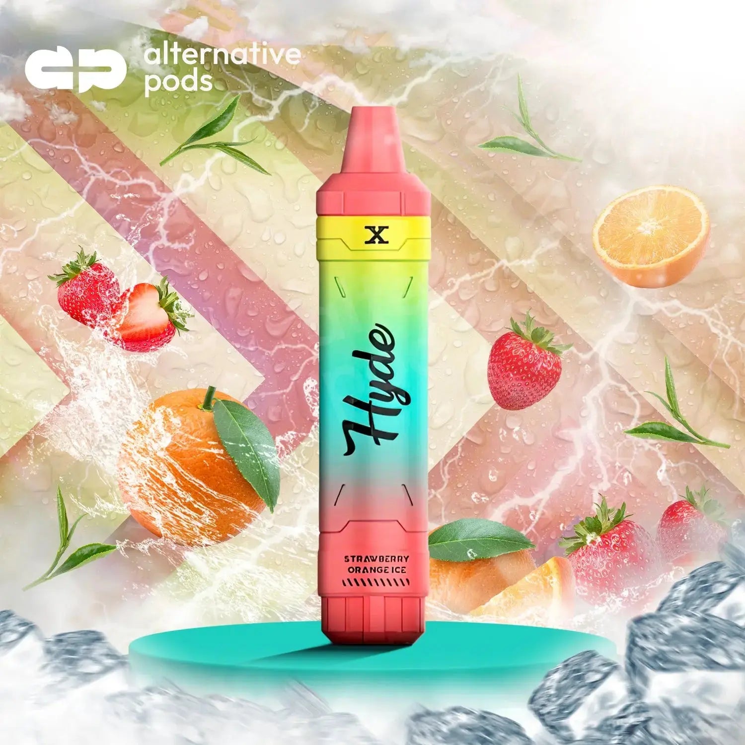 Hyde X 3000 Puffs Disposable Vape - Strawberry Orange Ice 