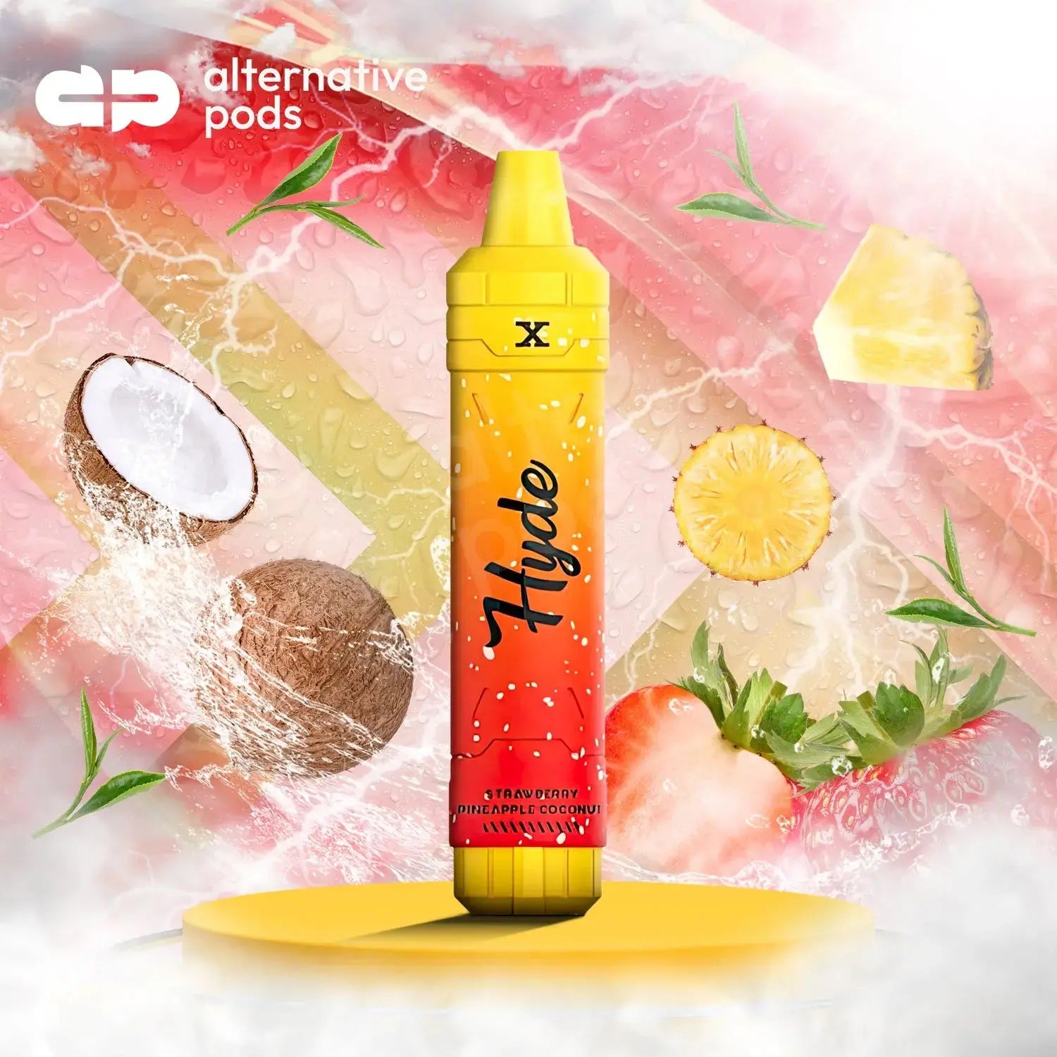 Hyde X 3000 Puffs Disposable Vape - Strawberry Pineapple Coconut 