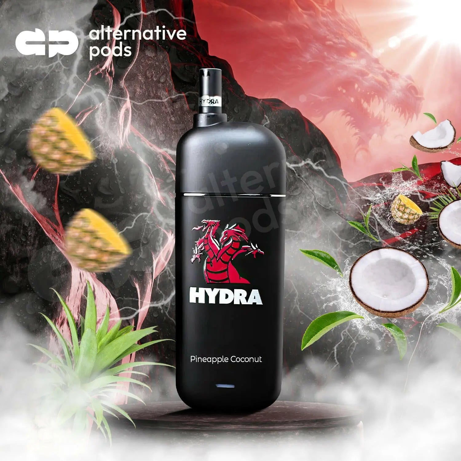 Hydra 5000 Puffs Disposable Vape with Filters 3% - Pineapple Coconut 