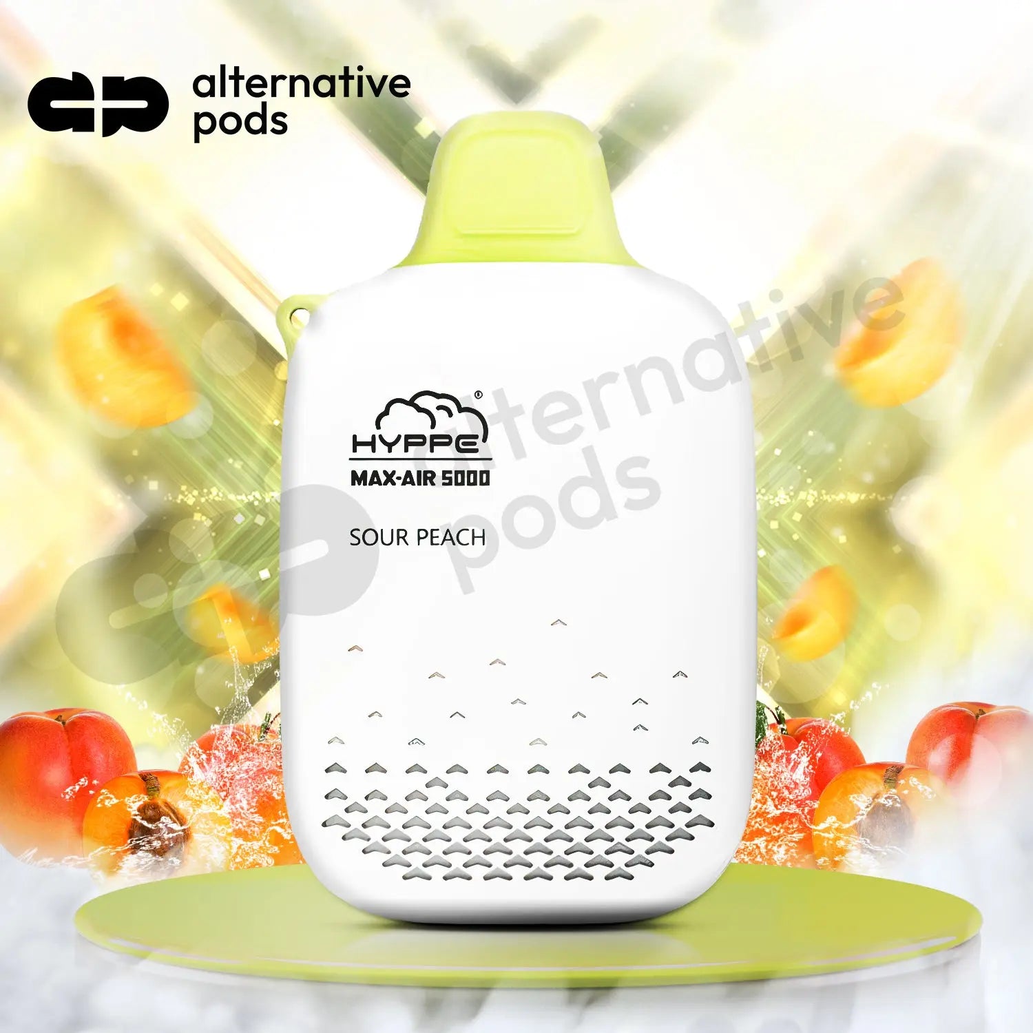 Hyppe Max Air 5000 Puffs Disposable Vape - Sour Peach 