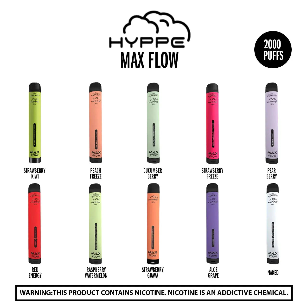 Hyppe Max Flow Disposable Vape