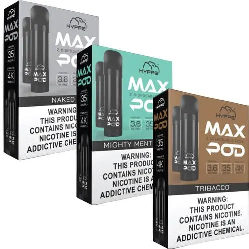 Hyppe Max Pod Disposable Kit Pods + Battery $15.99 Hyppe Max Pod Disposable Kit Pods + Battery $15.99