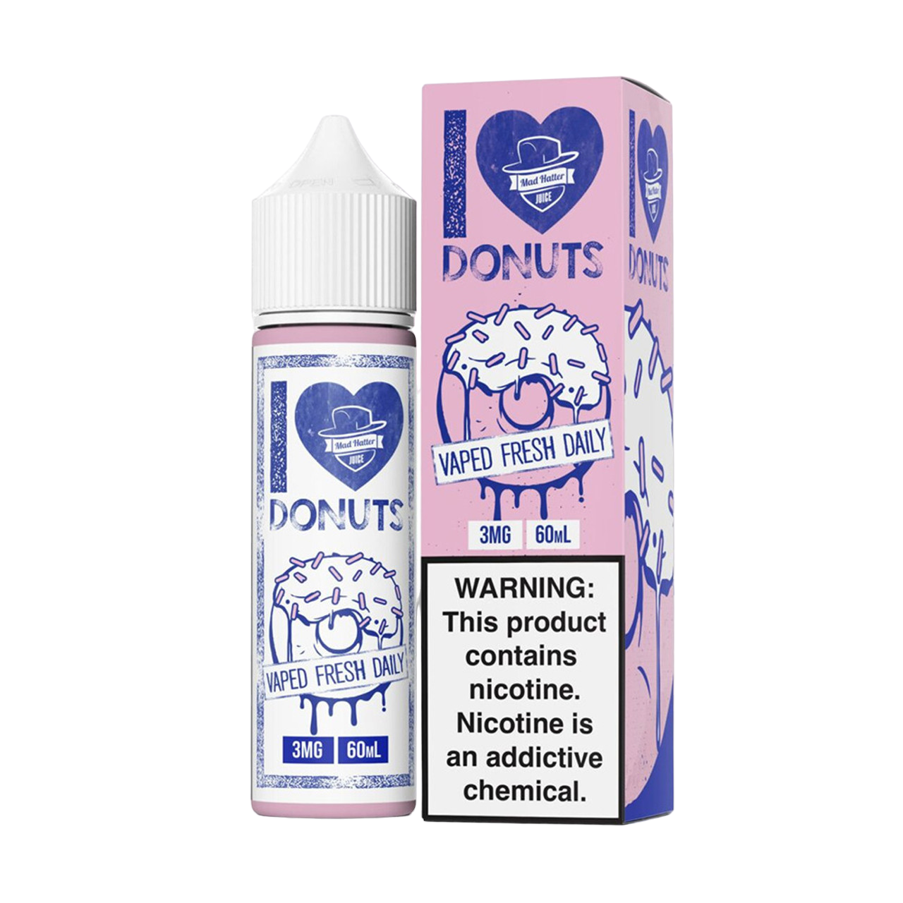 I Love Donuts By Mad Hatter E-Liquid 60ML