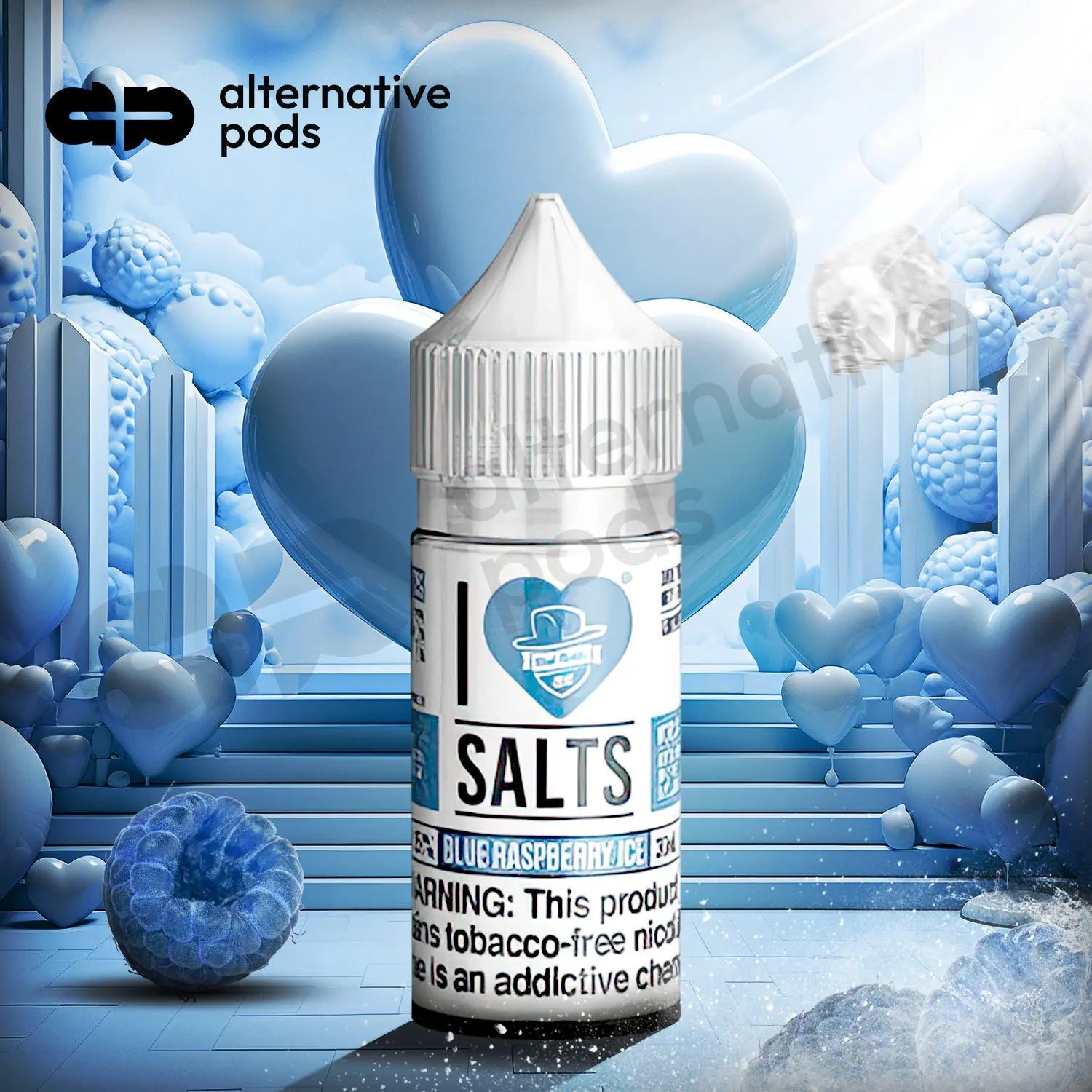 I Love Salts Nicotine Salt E-Liquid By Mad Hatter 30ML - Alternative pods | Online Vape & Smoke Shop