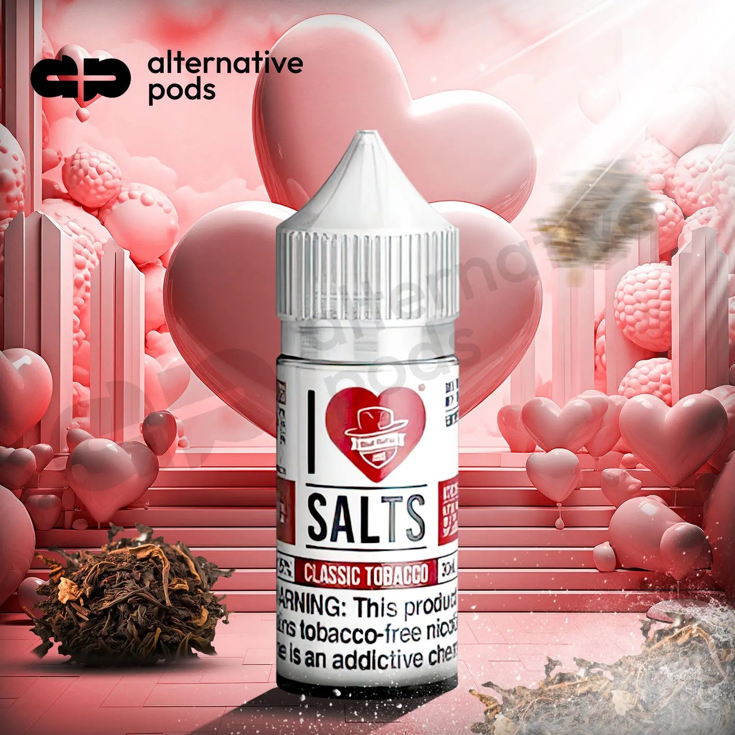 I Love Salts Nicotine Salt E-Liquid By Mad Hatter 30ML - Alternative pods | Online Vape & Smoke Shop