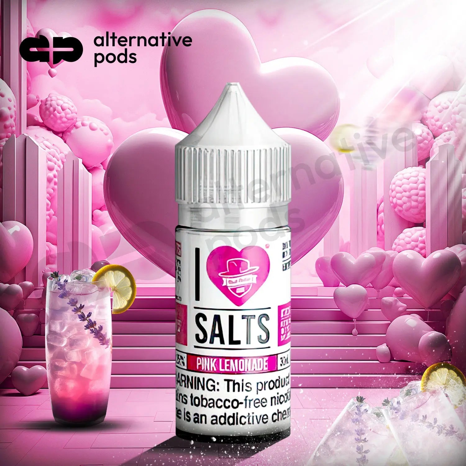 I Love Salts Nicotine Salt E-Liquid By Mad Hatter 30ML - Alternative pods | Online Vape & Smoke Shop