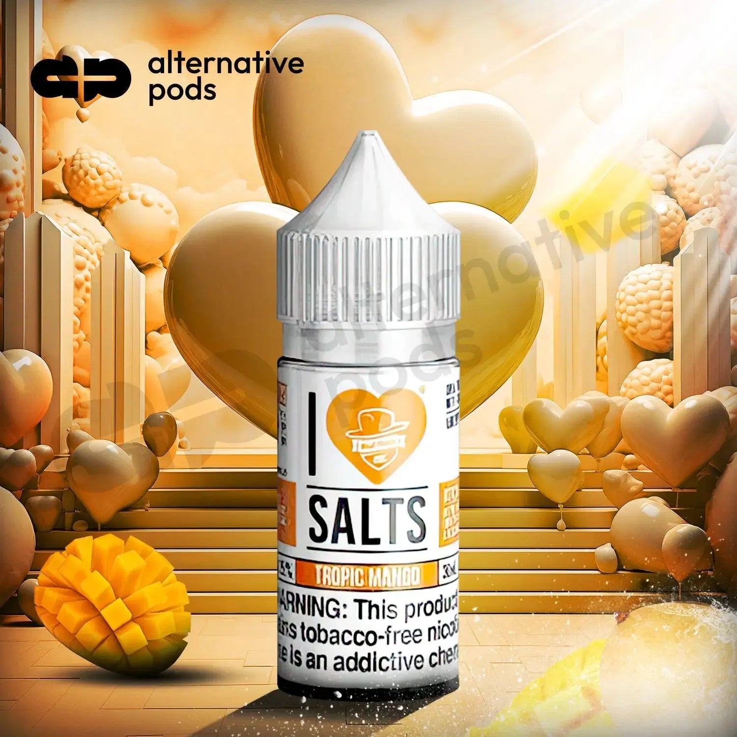 I Love Salts Nicotine Salt E-Liquid By Mad Hatter 30ML - Alternative pods | Online Vape & Smoke Shop