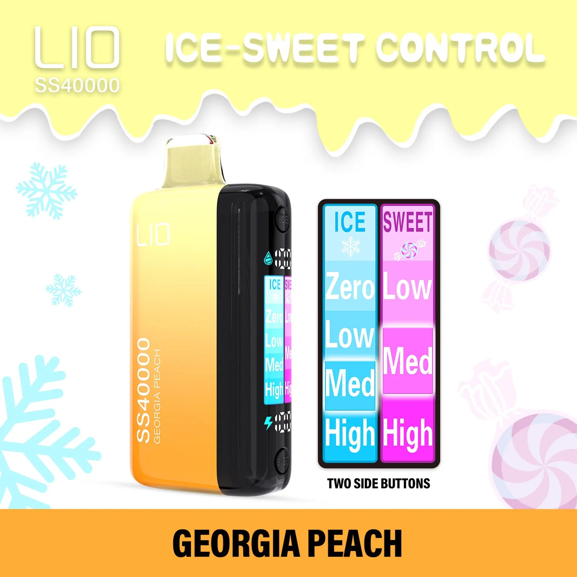 IJOY Lio SS40000 Disposable - Georgia Peach 