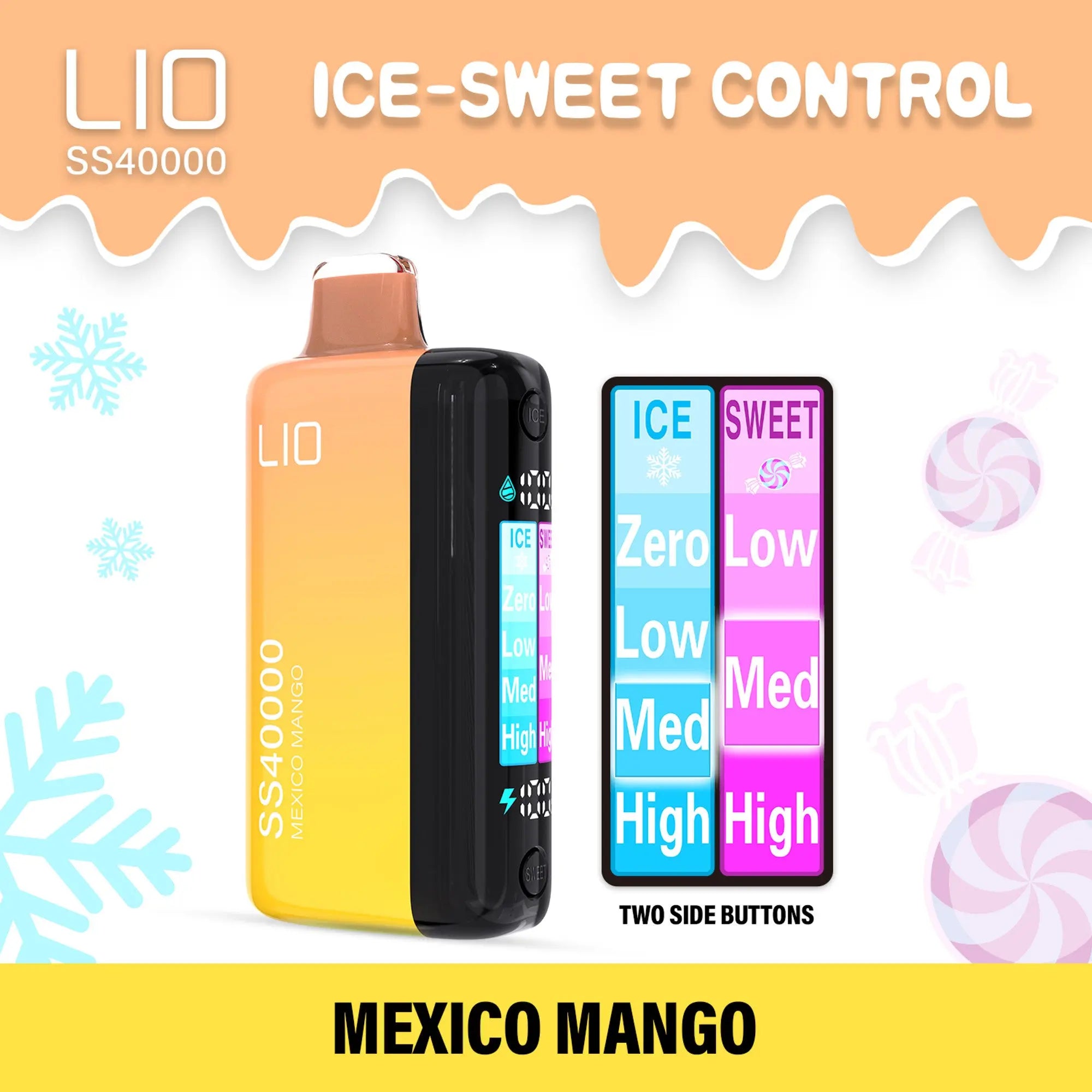 IJOY Lio SS40000 Disposable - Mexico Mango 