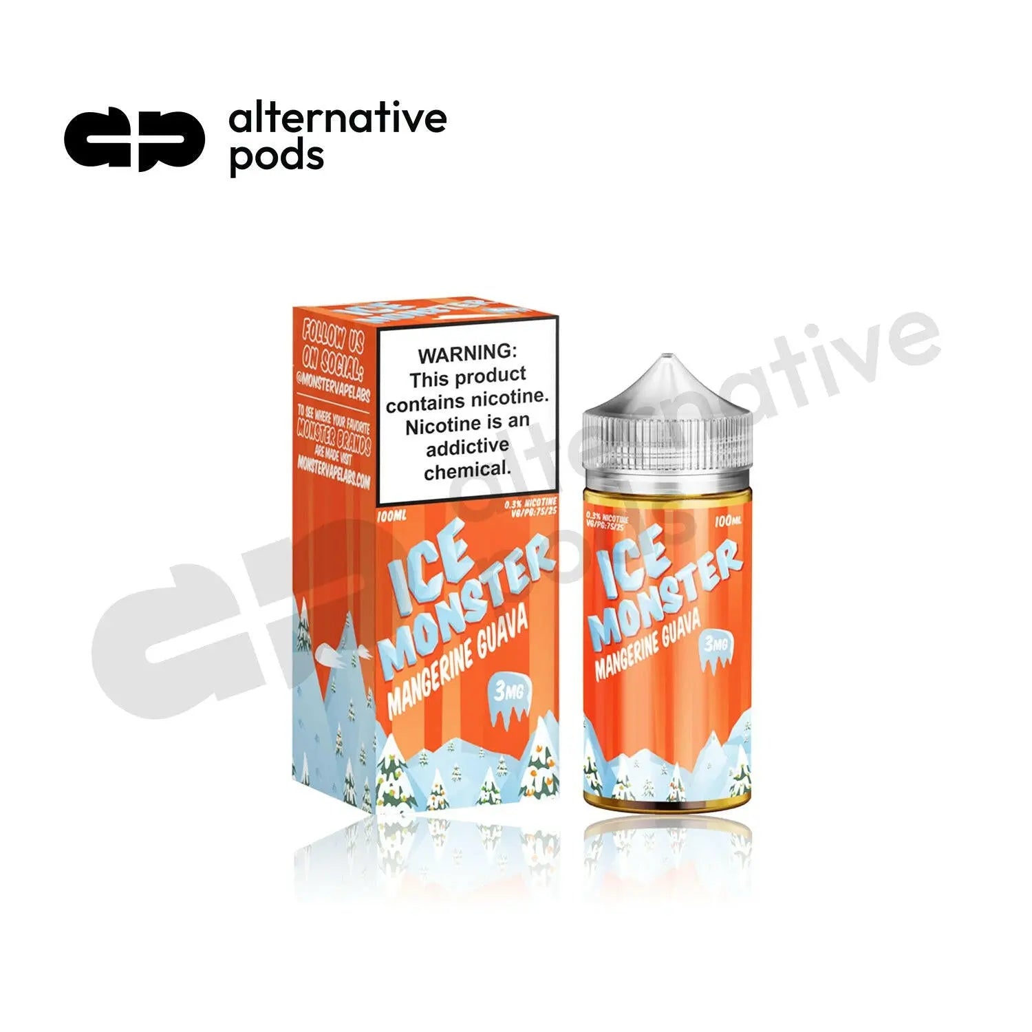 Ice Monster Synthetic Nicotine E-Liquid 100ML - Alternative pods | Online Vape & Smoke Shop