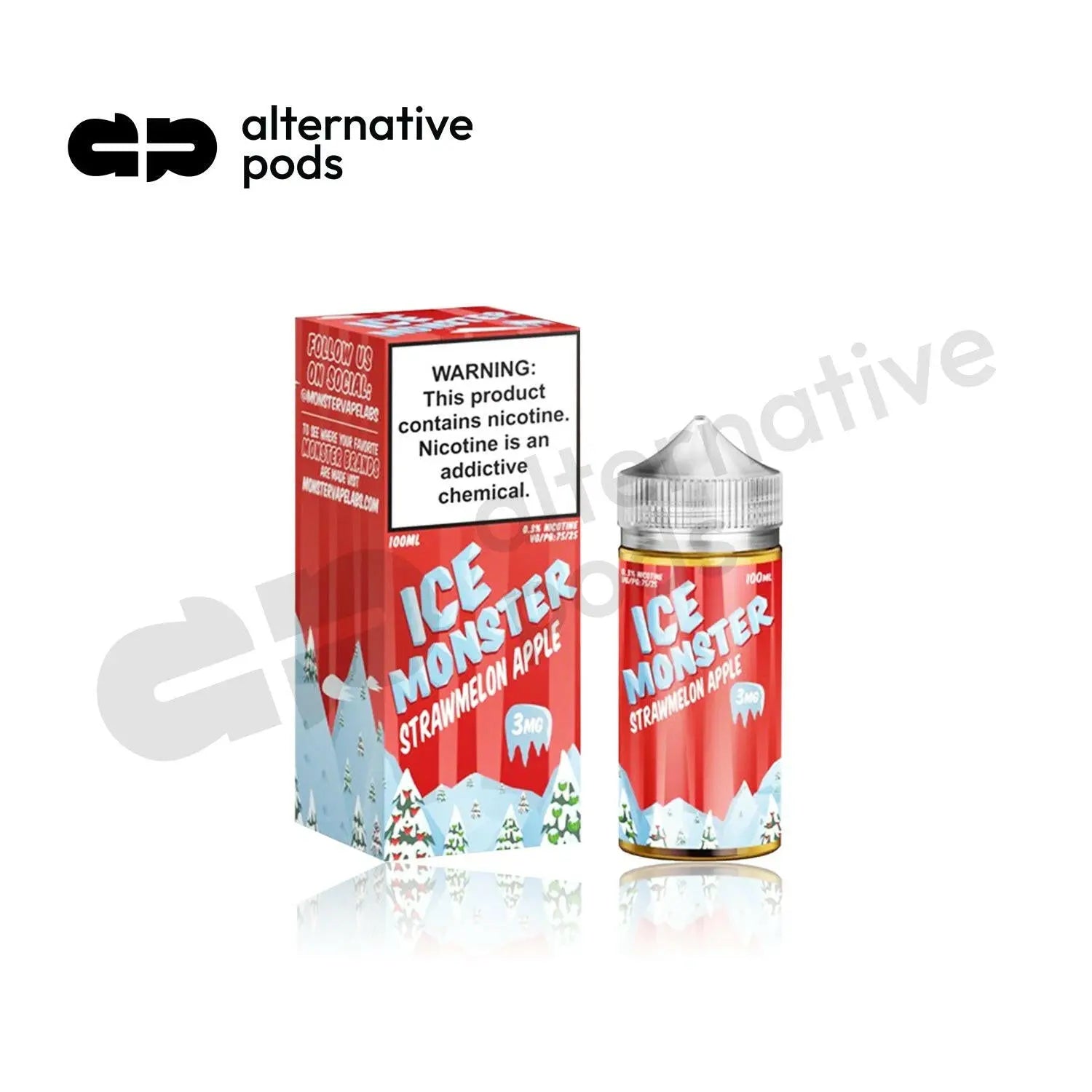Ice Monster Synthetic Nicotine E-Liquid 100ML - Alternative pods | Online Vape & Smoke Shop