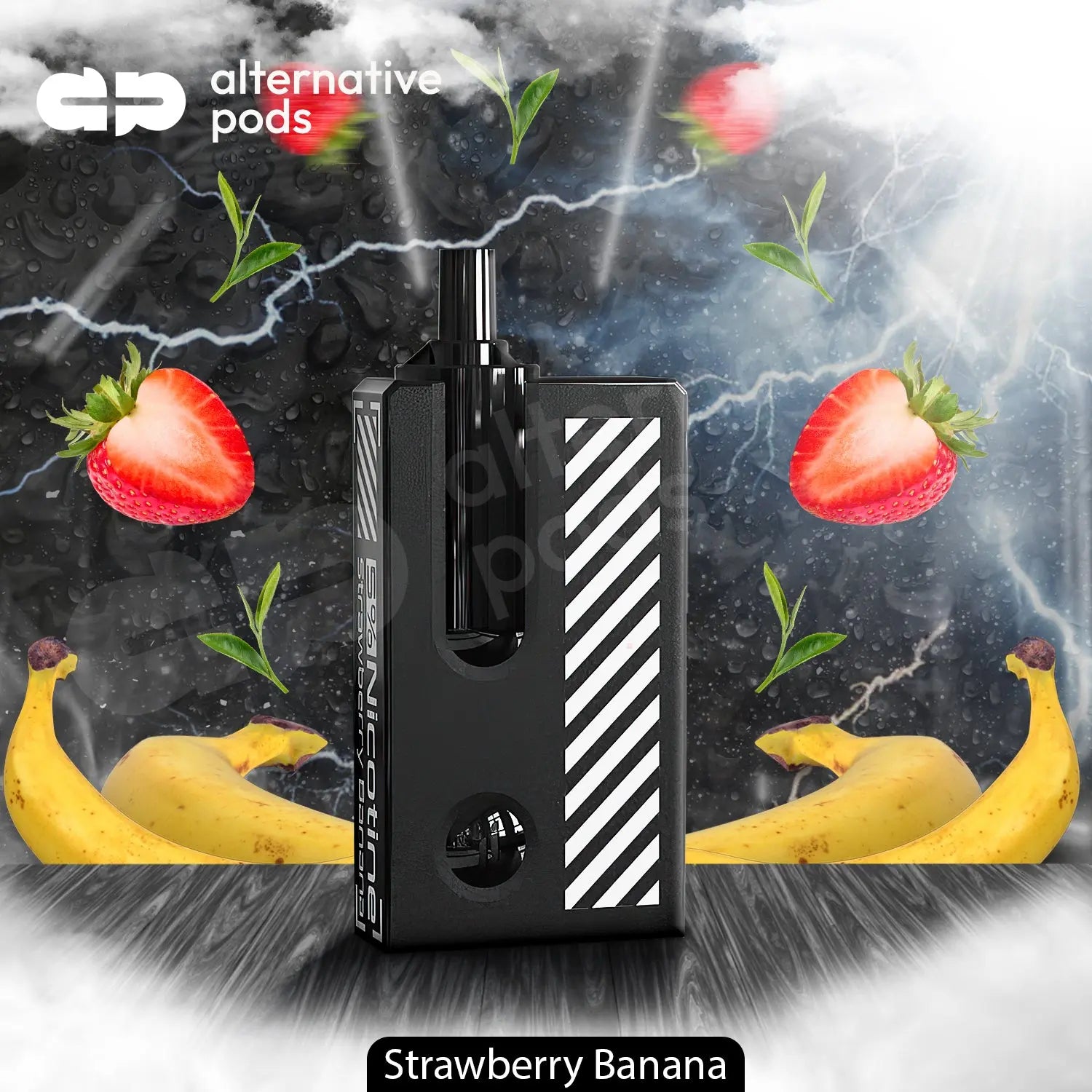 Idols Mega 5300 Puffs Disposable Vape SALE - Strawberry Banana 