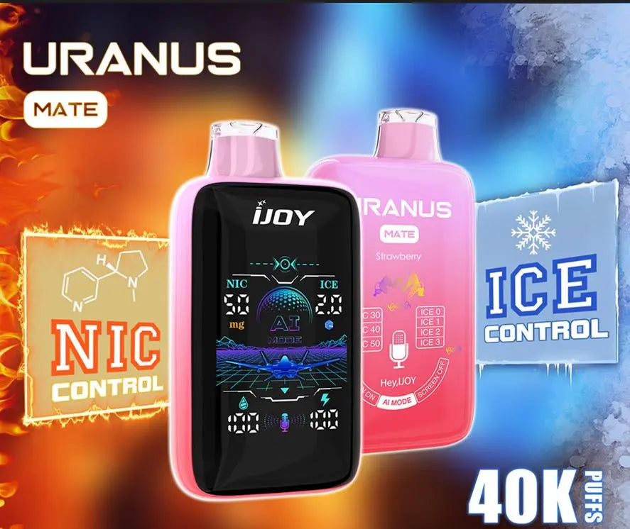 iJoy Uranus Mate 40K Disposable Vape 5% iJoy Uranus Mate 40K Disposable Vape 5%