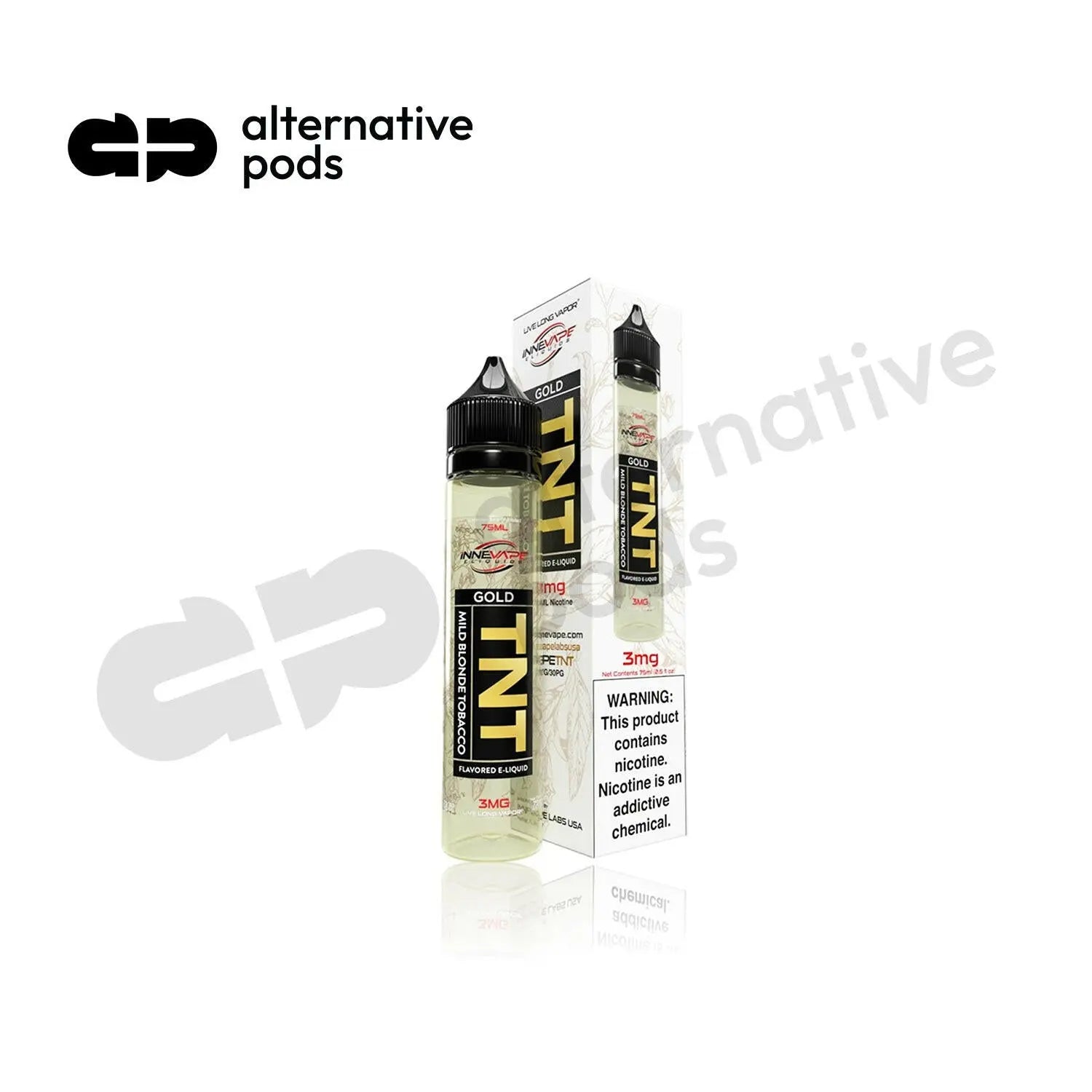 Innevape E-Liquid 75ML Regular Nicotine - Alternative pods | Online Vape & Smoke Shop