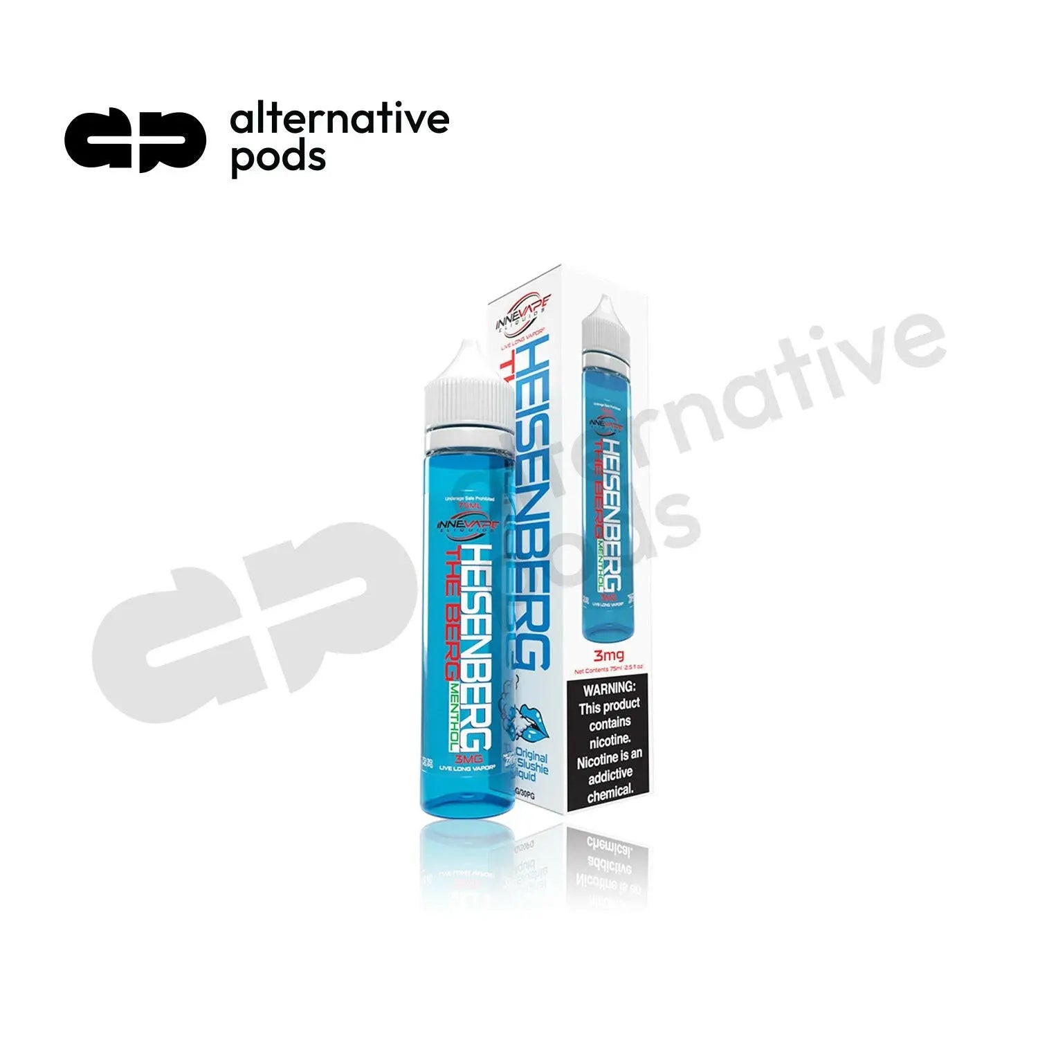 Innevape E-Liquid 75ML Regular Nicotine - Alternative pods | Online Vape & Smoke Shop