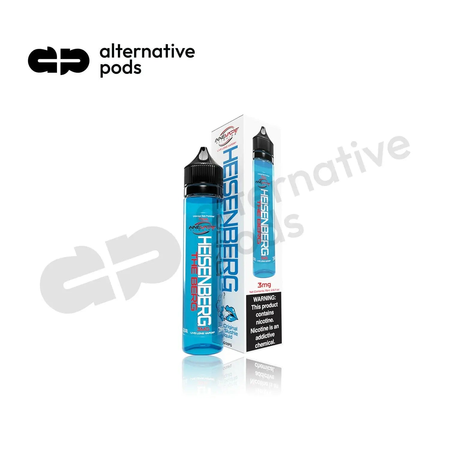 Innevape E-Liquid 75ML Regular Nicotine - Alternative pods | Online Vape & Smoke Shop