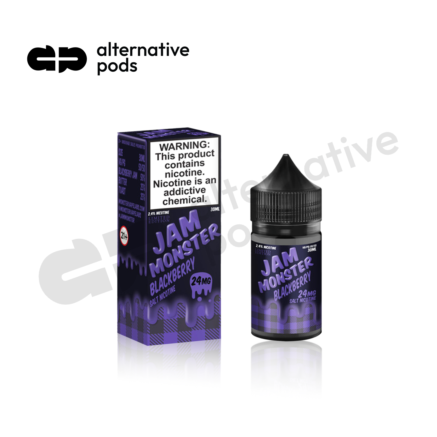Jam Monster Synthetic Nicotine E-Liquid 100ML - Online Vape Shop | Alternative pods | Affordable Vapor Store | Vape Disposables