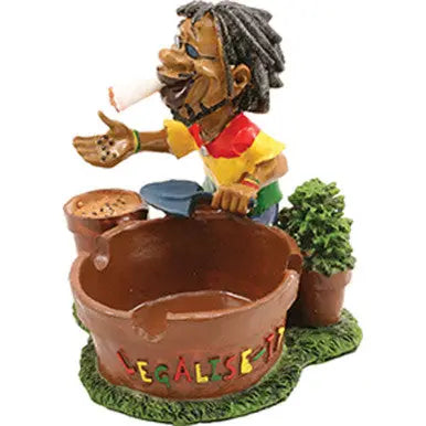 Jamaican Poly Resin Ashtray, Assorted Styles - Alternative pods | Online Vape & Smoke Shop