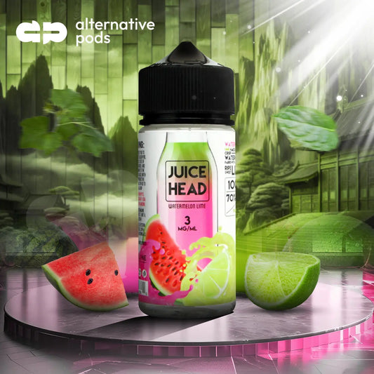 Juice Head E-Liquid 100ML Juice Head - Watermelon Lime 