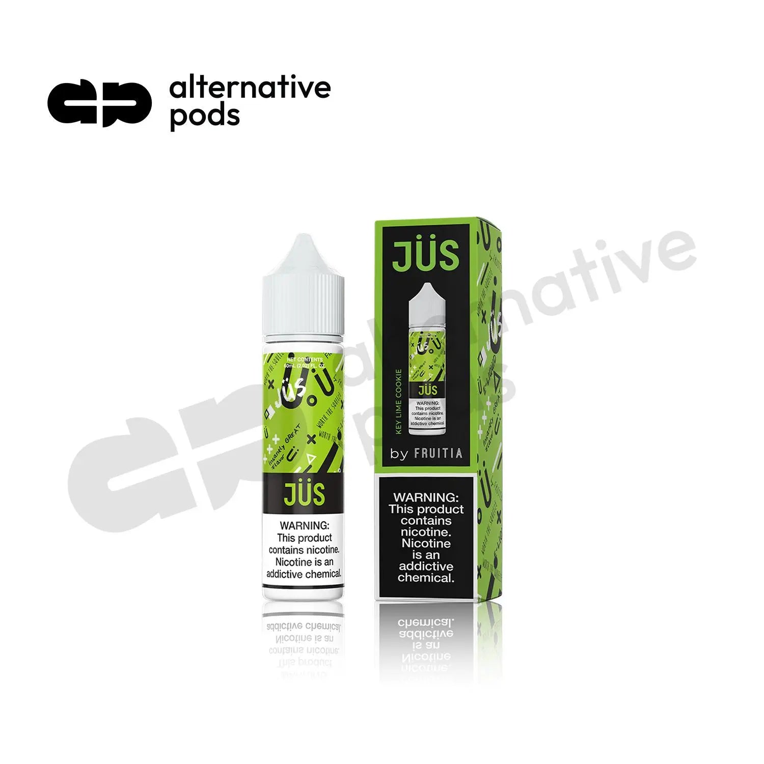 Jus By Fruitia E-Liquid 60ML - Alternative pods | Online Vape & Smoke Shop