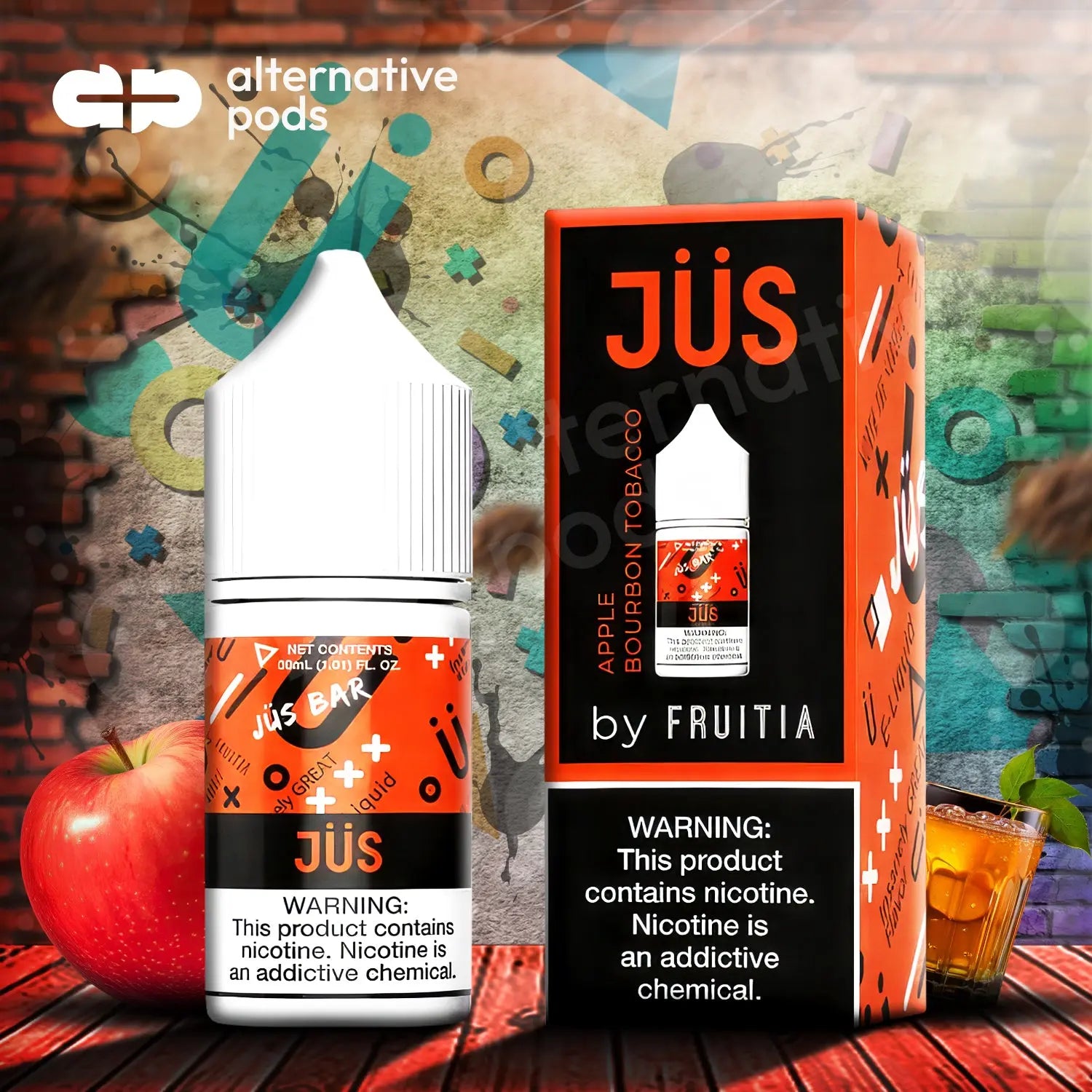 Jus By Fruitia Nicotine Salt E-Liquid 30ML - Alternative pods | Online Vape & Smoke Shop